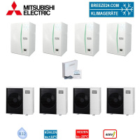 Mitsubishi Electric Wärmepumpen Kaskaden Set MP...
