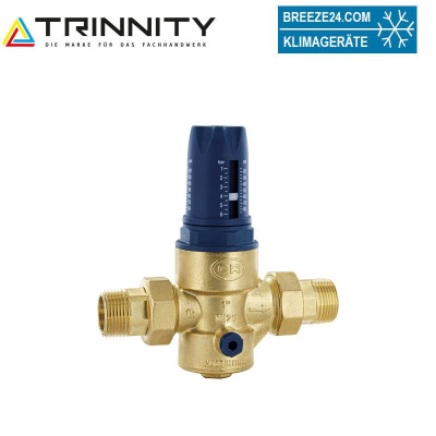 TRINNITY DM15TR Druckminderer 1/2" DVGW Messing mit Verschraubung
