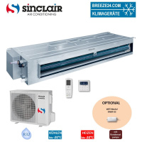 Sinclair Set ASD-18BI2 + ASGE-18BI2 Kanalgerät 5,3...