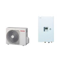 Toshiba Wärmepumpen Set ESTIA HWT-401HW-E +...