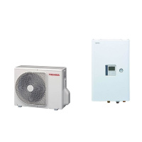 Toshiba Wärmepumpen Set ESTIA HWT-401HW-E +...