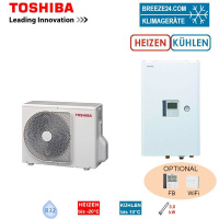 Toshiba Wärmepumpen Set ESTIA HWT-601HW-E +...
