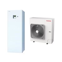 Toshiba Wärmepumpen Set ESTIA HWT-801HW-E +...