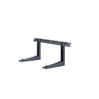 Wandkonsole in schwarz Länge 465 mm | bis 140 kg für Klimaanlagen und Wärmepumpen Außengeräte WK09