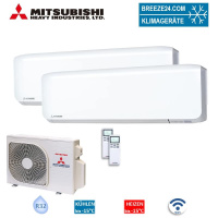 Mitsubishi Heavy Set 2 Wandgeräte SRK20ZS-WF +...