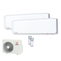 Mitsubishi Heavy Set 2 Wandgeräte SRK25ZS-WF +...