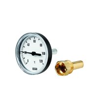 WIKA BZT80160 Bimetall-Thermometer 1/2" x 160mm |...