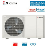 S-Klima SAS140RN2 Wärmepumpe Monoblock zum...