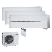 Mitsubishi Electric Set 3 Wandgeräte Diamond WiFi...