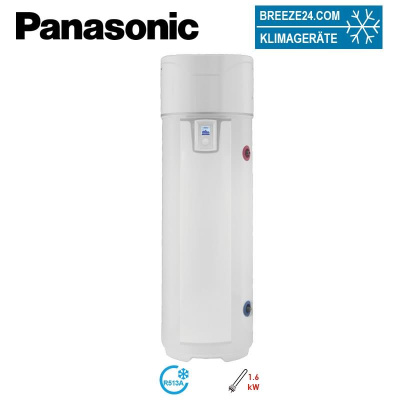 Panasonic PAW-DHW270C1F Brauchwasser-Wärmepumpe 270Liter Speicher | 2 Wärmetauscher | Heizstab 1.6kW