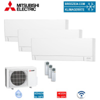 Mitsubishi Electric Set 3 x MSZ-AY20VGKP + MXZ-3F54VF4...