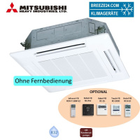 Mitsubishi Heavy FDT45KXZE3-W 4-Wege-Deckenkassette 4,5...