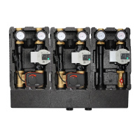 Modulverteiler Pumpengruppe 3-fach 2 x gemischter 1 x...
