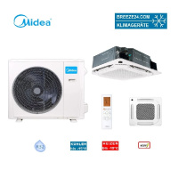 Midea Set 4-Wege-Deckenkasseette MCD1-55FNXDO-ME Blende...