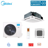 Midea Set 4-Wege-Deckenkasseette MCD1-36FNXD0-ME Blende...