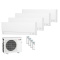 Mitsubishi Electric Set 2 x MSZ-AY15VGKP + MSZ-AY20VGKP + MSZ-AY50VGKP + MXZ-4F72VF4 WiFi Wandgeräte