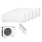 Mitsubishi Electric 5er Set 2 x MSZ-AY15VGKP + MSZ-AY25VGKP + 2 x MSZ-AY50VGKP + MXZ-5F102VF2 WiFi