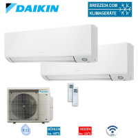 Daikin Set 2 Wandgeräte Perfera WiFi FTXM25A +...