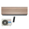 Toshiba Set RAS-B13S4KVDG-E + RAS-13S4AVPG-E WiFi Wandgerät Daisekai Wood 35 - 40 m² 3,5 kW R32