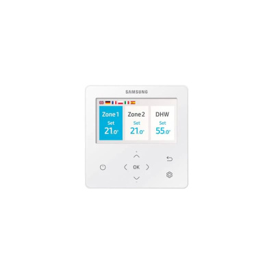 SAMSUNG AE080BXYDEG Luft/Wasser Wärmepumpe + MIM-E03EN 8 kW | Heizen | Kühlen | 2 Heizkreise | R32