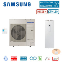 SAMSUNG AE090RXEDGG/EU Luft/Wasser Wärmepumpe 9 kW +...