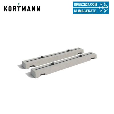 KORTMANN Set Wärmepumpenfundament BASIC M | L 970 mm | B 200 mm | H 100 mm