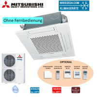 Mitsubishi Heavy Set 4-Wege-Deckenkassette 12,5 kW...