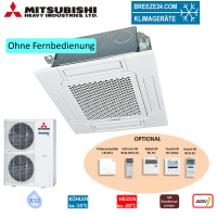 Mitsubishi Heavy Set 4-Wege-Deckenkassette 14 kW...