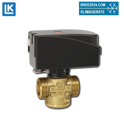 LK Armatur LK 525 2W Umschaltventil SET mit Motor 230VAC + 1 m Kabel Außengewinde | Rp 3/4" DN 20