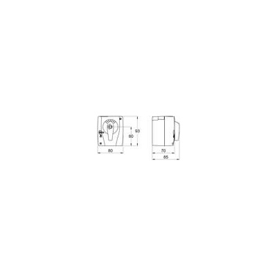 LK 950 Stellmotor 230VAC, 140s, 5Nm 1,5m Kabel