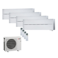Mitsubishi Electric Set 4 x MSZ-LN18VG2W + MXZ-4F83VF2...