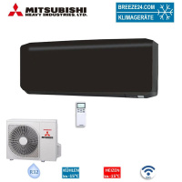Mitsubishi Heavy Set SRK50ZS-WFB BLACK + SRC50ZS-W...