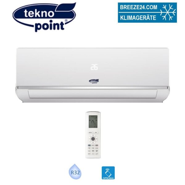 Tekno Point SKY Wandgerät SKIV-12 | Raumgröße 35 - 40 m² | 3.5 kW | 3.6 kW | Kühlen | Heizen | R32