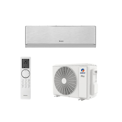 GREE Airy Silver Set 7,1 kW - GWH24AVEXF-K6DNA1A  | WiFi | Raumgröße 70 - 75 m² | Hyper Heating