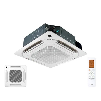 Midea MCA4U-18HRFNX 4-Wege-Deckenkassette + Blende T-MBQ4-03AWD | 5.2 kW | 5.5 kW | Raum 50 - 55 m²