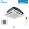 Midea MCA4U-18HRFNX 4-Wege-Deckenkassette + Blende T-MBQ4-03AWD | 5.2 kW | 5.5 kW | Raum 50 - 55 m²