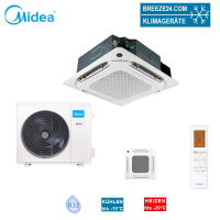 Midea Set MCA4U-18HRFNX 4-Wege-Deckenkassette + Blende...