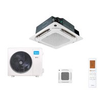 Midea Set MCD2-36HRFNX 4-Wege-Deckenkassette + Blende...