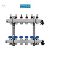 COSMO Standard Edelstahlverteiler 5 HK mit...