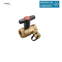 COSMO ORB Rotguss-Kugelhahn 3/4" mit Innengewinde...