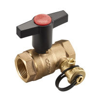 COSMO ORB Rotguss-Kugelhahn 3/4" mit Innengewinde...