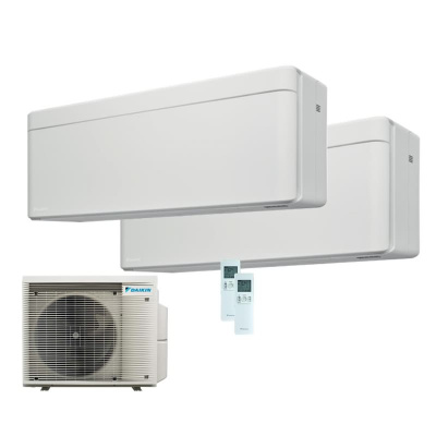 Daikin Set 2 Wandgeräte Stylish WiFi 2,0/5,0 kW FTXA20CW + FTXA50CW + 2MXM50A2V1B(9/8) R32