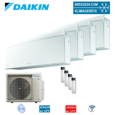 Daikin Set 4 Wandgeräte Emura WiFi 2,0/2,5/5,0 kW - 2 x FTXJ20AW9 + FTXJ25AW9 + FTXJ50AW9 + 4MXM80A8 #1