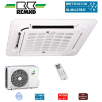 Remko Set 5,3 kW - RVD 525 DC Inv. 4-Wege-Deckenkassette...