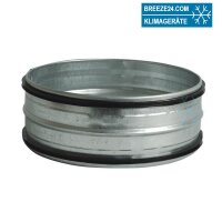Steckverbinder für Wickelfalzrohr verzinkt (d1 80 -...