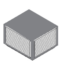 Mitsubishi Heavy EAP1U Ausblasplenum für ECU 91 Tower
